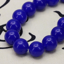 Lapis lazuli blue chalcedony 14mm round shape loose beads 15 inch DIY stone suitable women jewelry make design bracelet&necklace 2024 - buy cheap