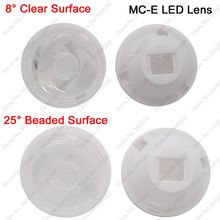 10x Cree MCE MC-E RGBW LED Lens Reflector 25 Degree Beaded Surface or 8 Degree Clear Surface Optical Grade PMMA LED Lens 32.5mm 2024 - buy cheap