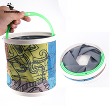 clearance sale Random color foldable Collapsible fishing bucket for fishing camping washing fishing accessories 2024 - buy cheap