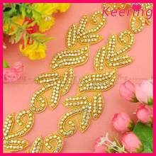 Special Rainbow Color Iron On Rhinestone Appliques WRA-702 2024 - buy cheap