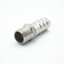 1/4" BSP Male Thread x 10mm Hose Barb Tail 304 Stainless Steel Hex Hose Nipple Barbed Pipe Fitting Connector For Water Oil Air 2024 - buy cheap