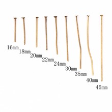 New Fashion Cheap 16mm~45mm Flat Head Pins Antique Bronze Flat Head Pins Findings DIY Jewelry Making Jewelry Accessories 2024 - buy cheap