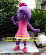 Traje de mascote roxo blackberry frutas fantasia adulto personagem de desenho animado terno de exposição pedógica promoção imagem zz5912 2024 - compre barato