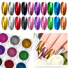 0.5g Mirror Nail Glitter Powder Magic Mirror Powder Pigment Dust Holographic Nail Art UV Gel Polishing Decorations Manicure 2024 - buy cheap