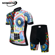 Weimostar 2018 Pro летний комплект для велоспорта для мужчин, одежда для горного велосипеда, дышащий комплект Джерси с коротким рукавом, Ropa Ciclismo Hombre 2024 - купить недорого