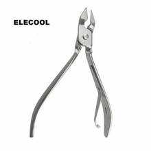 ELECOOL Professional Stainless Steel Nail Art Cuticle Nipper Cutter Clipper Trimmer Nails Scissors Manicure Pedicure Tools 2024 - buy cheap