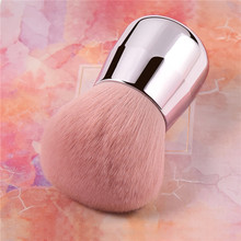Brocha Kabuki para polvo, brocha de maquillaje para rubor, pelo suave, herramientas cosméticas de alta calidad, 1 ud. 2024 - compra barato