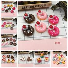 5pcs/lot New Arrival Adorable Kawaii Resin Donuts for Crafts Making, Scrapbooking, DIY (as picture) 2024 - buy cheap