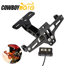 Soporte de placa de matrícula para motocicleta, accesorio para KTM Duke RC 125 200 390 690 SMC 1290 RC Honda Kawasaki Yamaha Tmax 530 500 R25 2024 - compra barato