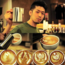 Latte cup 100/150/200/350mlstainless aço casa lidar com café garland copo jarro acessórios de cozinha 2024 - compre barato