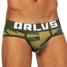 Ropa Interior de Hombre Sexy ORLVS Ropa Interior de Hombre Cueca Ropa Interior de Hombre Ropa Interior para Hombre calzoncillos de camuflaje de algodón OR141 2024 - compra barato