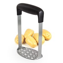 Stainless Steel Potato Masher Peeler Wave Cutter Holder Fruit Vegetable Tools Kitchen Gadgets 2024 - купить недорого