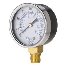0-14 Bar Air Oil Water Pressure Gauge 1/4" NPT 0-200PSI Manometer 0-14 Bar Side Mount 2024 - buy cheap
