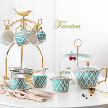 Gold Painted Bone China Coffee Set Luxury Porcelain Tea Set Pot Cup Ceramic Mug Sugar Bowl Creamer Teapot Milk Jug Coffeeware 2024 - buy cheap