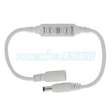 led controller dimmer DC12V 3key 72W DC connector mini led dimmer switch for 5050 single color led strip