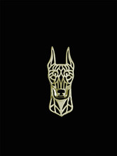 Broches de animais do manchester terrier, joias da moda personalizadas para homens 2024 - compre barato