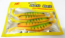 21pcs Soft Lures for Fishing Soft Bait 13CM 8G Soft Plastic worm lure plastic Fishing Lures  Mix Colors plastic soft baits 2024 - buy cheap