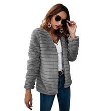 Fashion Faux Fur Coat Female Autumn Winter Warm Rabbit Fur Jackets Women Outwear Cardigans Streetwear Overcoat Chaqueta Mujer 2024 - buy cheap