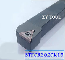 STFCR2020K16-portaherramientas de tornear CNC, herramientas de torneado exterior de 91 grados, herramientas de corte de torno, 20x20x125MM 2024 - compra barato