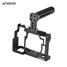 Andoer Aluminum Alloy Camera Cage+Top Handle Kit Video Film Movie Making Stabilizer System for Sony A7/ A7R/ A7S Camera 2024 - buy cheap