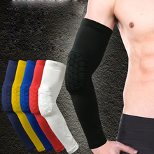 Gym Sport  Arm Sleeve Honeycomb Armband Elbow Support Arm Sleeve Volleyball Basketball Safety Sport Elbow Pad Brace Protector 2024 - buy cheap