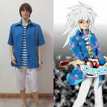 Yu-Gi-Oh ZEXAL Bakura Ryou Cosplay Costume Uniforms 2024 - buy cheap