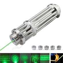 Gatlin Green Laser Pointer High Power 532NM Bright Single Point Lazer Focusing Burning Matches Balloons with 5 Heads 2024 - buy cheap