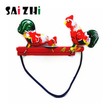 Saizhi 1Pcs Iron Vintage Pecking Chicks Tin Model Toy Collectible Gift for Children Adult Baby Classic Toy Birthday Xmas Gift 2024 - buy cheap