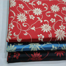 HLQON 75cm width brocade yarn dyed flower fabric for patchwork felt tissue telas bed sheet cheongsam dress children cloth coat 2024 - compre barato