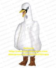Stork Wild Goose Swan Cygnus Geese Bird Mascot Costume Adult Cartoon Character Company Anniversary Celebrations zz6979 2024 - buy cheap