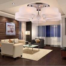 Fashion Acryl LED ceiling light modern brief living room light bedroom lamp restaurant kitchen lamps round lamp 2024 - buy cheap