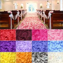 Wholesale 100pcs/lot Wedding Decorations Fashion Atificial Flowers Polyester Wedding Rose Petals patal 2024 - buy cheap