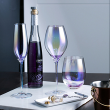 Хрустальное стекло, цветное ионное покрытие, стекло, ультратонкий бокал, бокал для вина, шампанского, коктейля, стаканы для виски, Цветные Бокалы 2024 - купить недорого
