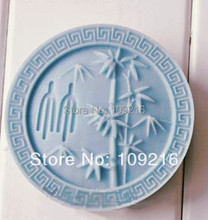 1pcs chinês bambu (zx1531) molde de silicone sabonete artesanal molde diy 2024 - compre barato