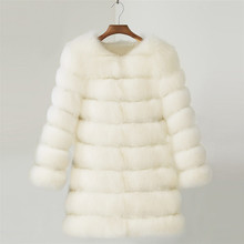 Lanshifei New Design Fall Female Imitation Fur Parka Ladies' Winter Faux Fur Coat Warm Fur Jacket for Women Fake Fur Coat 2024 - buy cheap