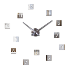 new wall clock diy clocks reloj de pared quartz watch europe living room large decorative horloge murale watches stickers 2024 - buy cheap