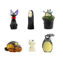 Anime Totoro umbrella coin Piggy Bank Spirited Away No face Man Faceless Princess Mononoke Tree Spirit Figure Toys 2024 - buy cheap