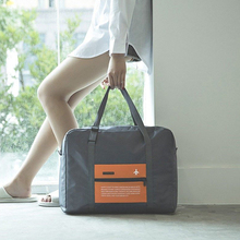 Удобные и практичные Складные портативные дорожные сумки унисекс Большая вместительная сумка для багажа переносные сумки выходные сумки 2024 - купить недорого