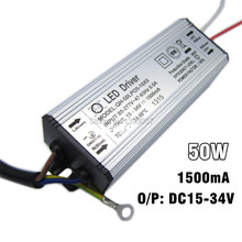 5pcs/lot 1500mA 50W LED Driver DC15-34v Power Supply IP67 Waterproof Constant Current Driver For FloodLight High Power LED Beads 2024 - buy cheap