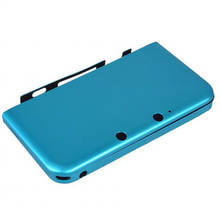 Light Blue Anti-shock Hard Aluminum Metal Box Cover Case Shell for Nintendo 3DS XL LL 2024 - buy cheap