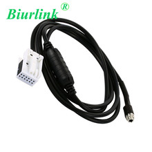 Biurlink-Conector de cambiador de CD de 12 Pines, adaptador de Cable de entrada auxiliar de 3,5 MM para BMW E60, E61, E62, E63, E64 2024 - compra barato