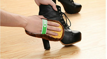 1 PCS Fashion Soft Home Use Shoes Cleaning Gloves Cloth Polishing Shoe Brush Imitation Wool 5ZCF184 2024 - buy cheap