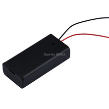 300pcs/lot wholesale 2 x AA 3V Battery Holder Connector Storage Case Box ON/OFF Switch With Lead Wire 2024 - buy cheap
