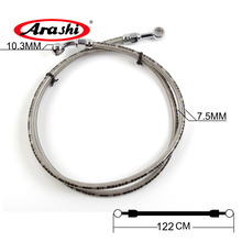 Arashi 122CM Motorcycle Brake Hose Cable Oil Pipe Line Braided Kits Hydraulic Stainless Steel Cables For HONDA CBR1000RR CBR600R 2024 - buy cheap