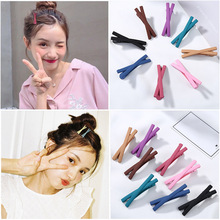 New Fashion Woman Barrettes candy color Cross Side Clamp Hair Clip Accessories Frosted Girls Hairgrips Hairpin Hairclip Headwear 2024 - buy cheap