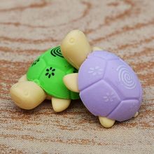 Limit Shows Kawaii Cute Colorful Turtle Shape Cleansing Rubber Eraser Stationary Kid Baby Gift Toy New Student Eraser Tools hot 2024 - buy cheap