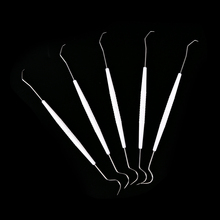 Stainless Steel One-time Temporary Double Hook Tooth Dental Explorer Dentalist Probe Materials Dentist Tool Set 10PCS 2024 - buy cheap