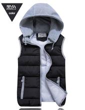 Colete feminino de algodão lã com capuz, jaqueta quente e externa para mulheres inverno 2024 - compre barato