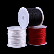 1 Roll 45M Colorful Nylon Cord Thread Chinese Knot Macrame Bracelet Braided Cord 0.8MM 2024 - buy cheap