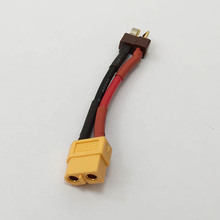 T-образный штекер к XT60 Женский адаптер преобразователь кабель 50 мм для батареи RC Lipo 2024 - купить недорого